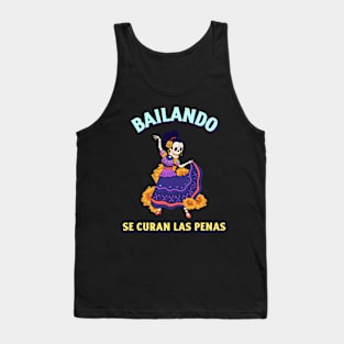 dia de los muertos bailando Tank Top